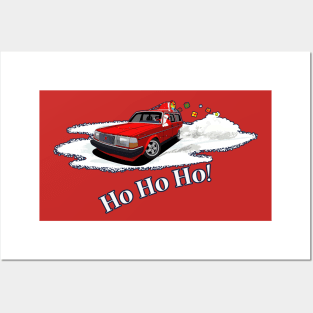 Santa's Wagon Posters and Art